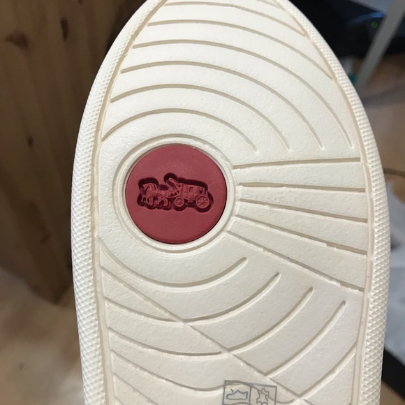 ❤️ Coach Clip Low Top Sneaker Heart Petal Print 8 8.5 9 10 🌸 - Picture 9 of 14